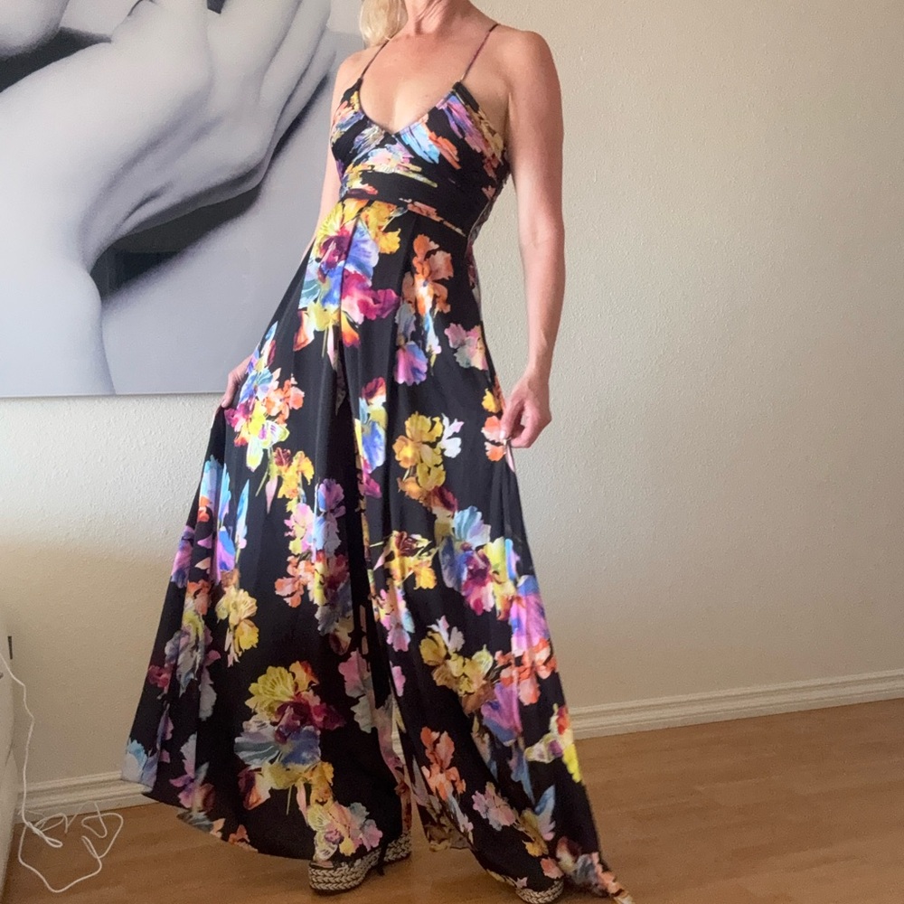 Rococo Sand Halter Jumpsuit Wide Leg & Flowing S NEW $750